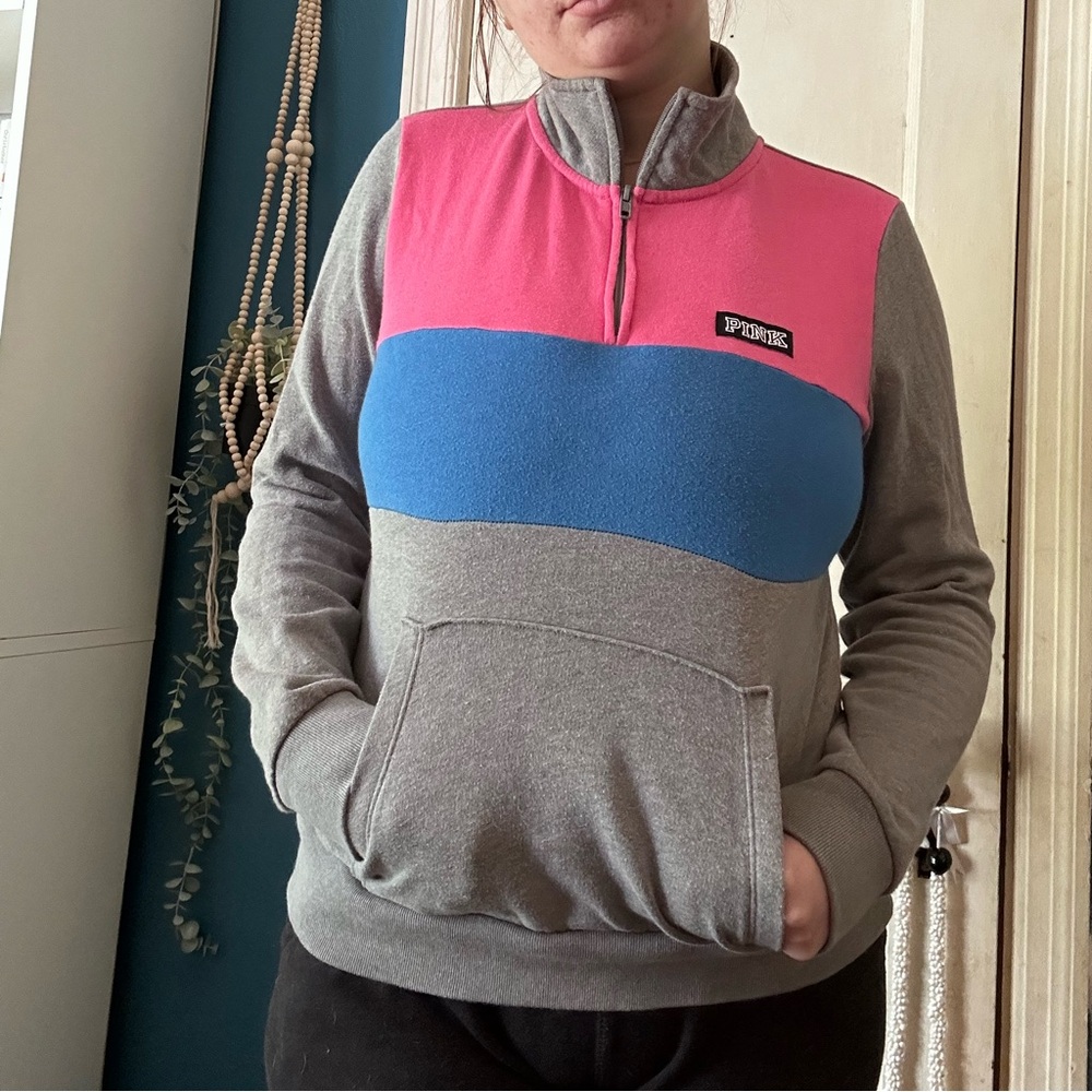 Victoria’s Secret PINK 1/4 Fleece Sweatshirt
